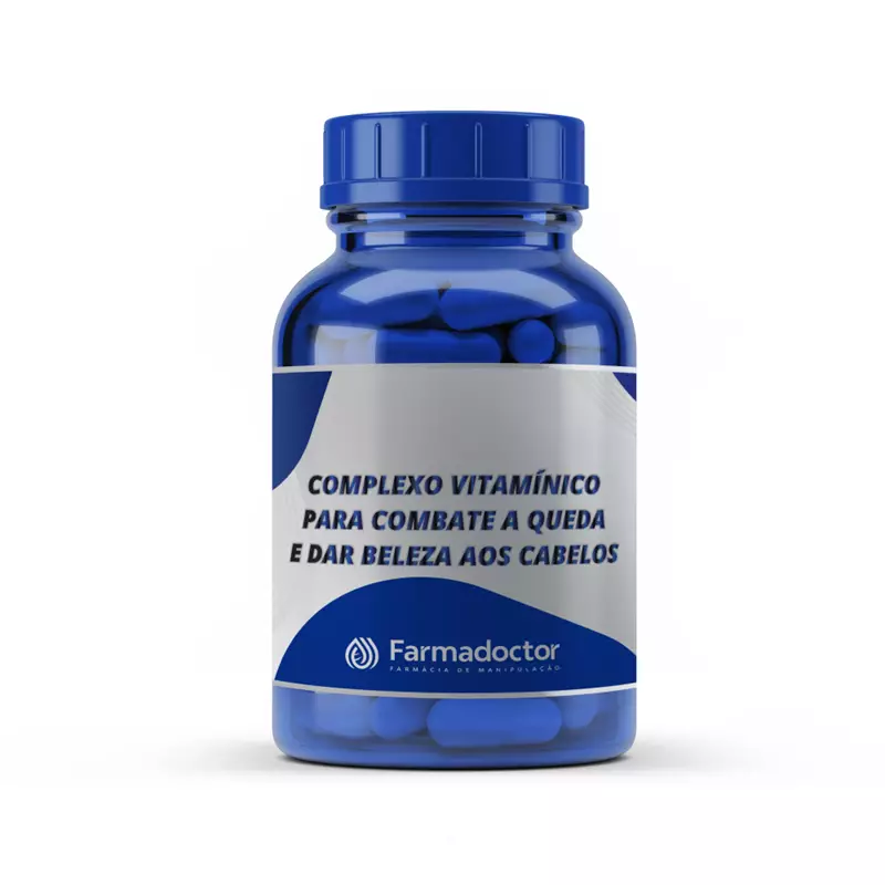 Complexo Vitamínico Para Combater a Queda e Proporcionar Beleza aos Cabelos - 60 doses