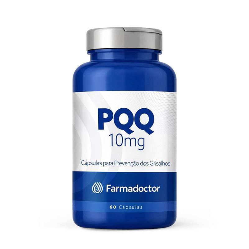 PQQ 10mg Cápsulas para Prevenção dos Grisalhos 60 Cápsulas