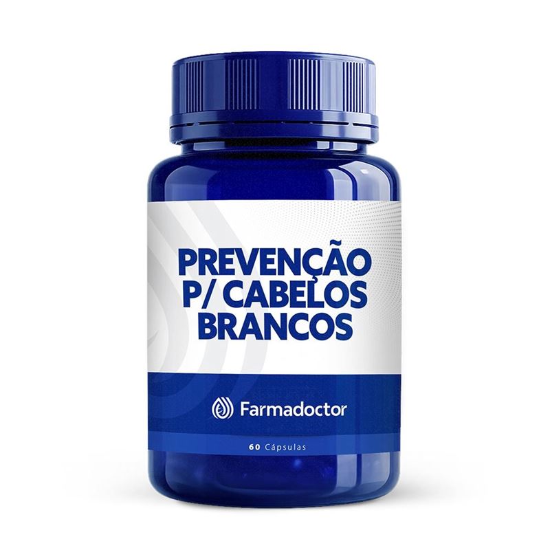 PQQ 10mg Cápsulas para Prevenção dos Grisalhos 60 Cápsulas